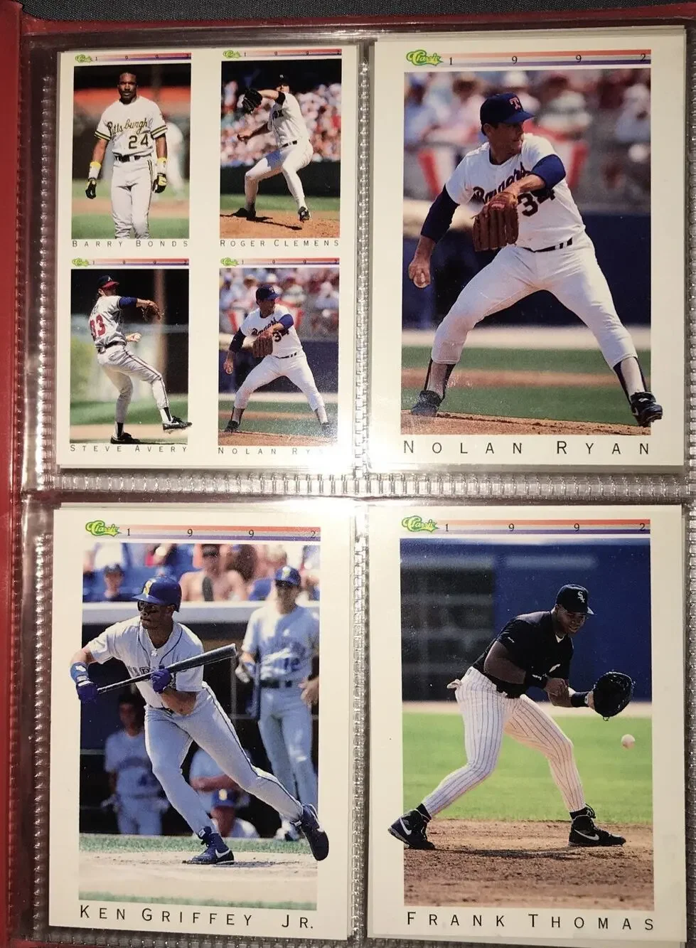 1992 CLASSIC/MAJOR LEAGUE 53 CARDS,Griffey Jr. Frank Thomas Nolan Ryan See Pic’s
